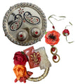 Rakhi Lumba And Thali Set With Chandan Rice / Ruchi 