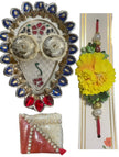 Flower Design Rakhi Thali Set / Ruchi
