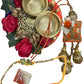 Captivating Raksha Bandhan Set Of Thali, Rakhi, Lumba, And Traditional Essentials / Ruchi