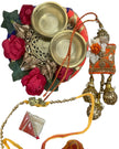 Lumba Rakhi Metal Thali Set For Brother / Ruchi