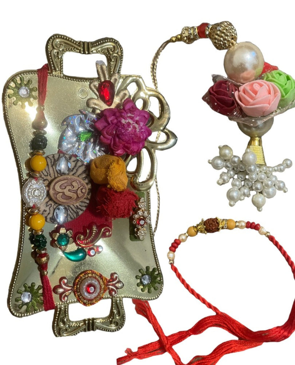 Lumba Rakhi Designer Set For Brother / Ruchi