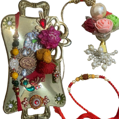Lumba Rakhi Designer Set For Brother / Ruchi