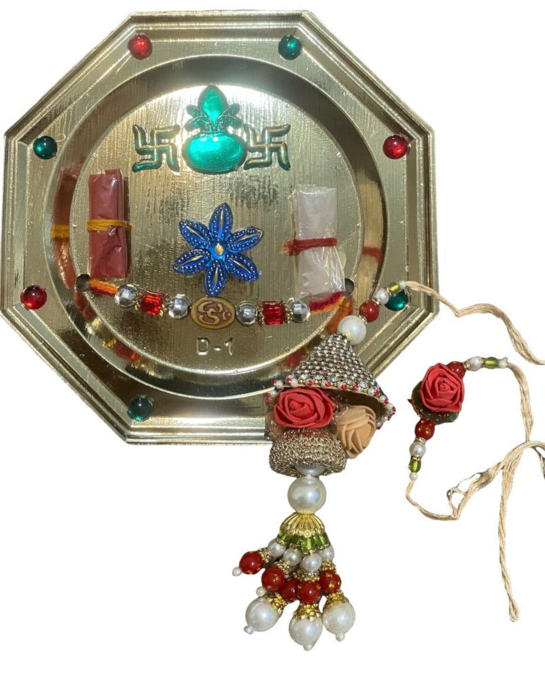 Raksha Bandhan Set With Rakhi And Lumba / Ruchi