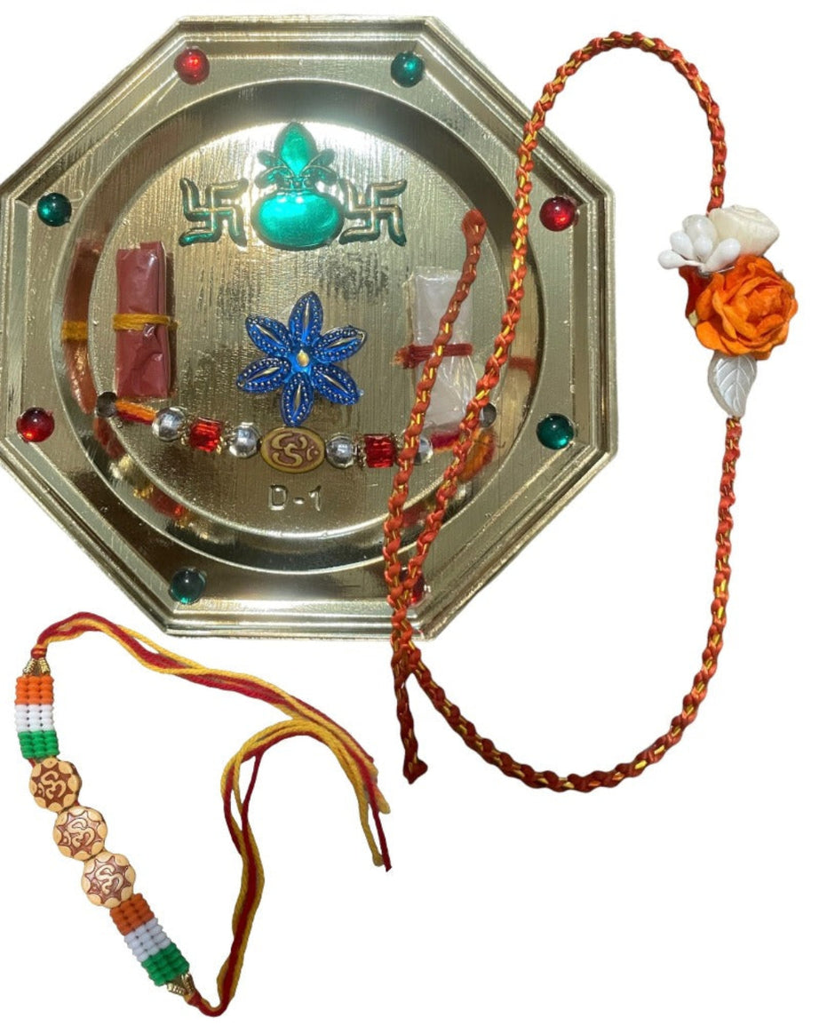 Raksha Bandhan Rakhi Thali Set / Ruchi