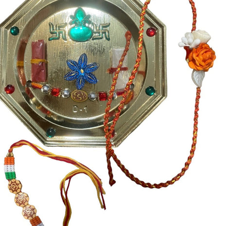 Raksha Bandhan Rakhi Thali Set / Ruchi