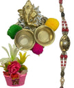 Rakhi Thali Set With Flower Vase / Ruchi