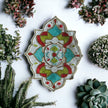 2 PCS Mandala Embroidered Beaded Placemat / Ruchi