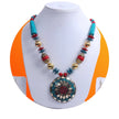 Vibrant Round Wooden Beaded Necklace Set / Ruchi 