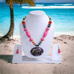 Oval Pendant Vintage Necklace Set / Ruchi