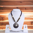 Round Stone Wooden Beaded Necklace Set / Ruchi
