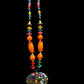 Endearing Pendant Multicolored Beaded Necklace And Earrings Set / Ruchi