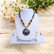 Crystal Wooden Beaded Necklace Set / Ruchi