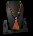 Women's Trendy Wooden Beaded Necklace Set / Ruchi