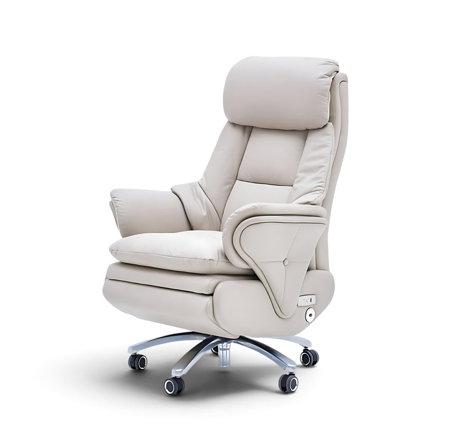 Power Recliner Leather Smart Office Chair / Ruchi