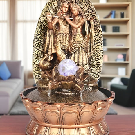 Radha Krishna LED Water Fountain / Ruchi