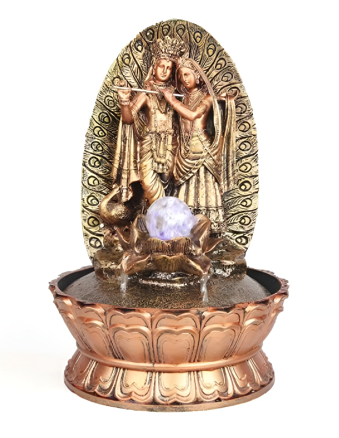 Radha Krishna LED Water Fountain / Ruchi