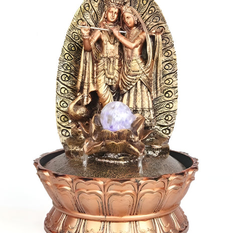 Radha Krishna LED Water Fountain / Ruchi