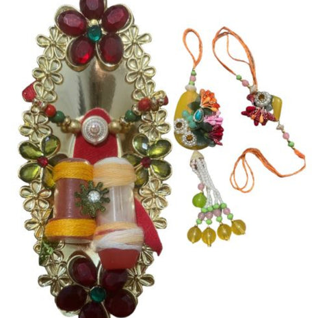 Rakhi And Lumba Set For Raksha Bandhan / Ruchi
