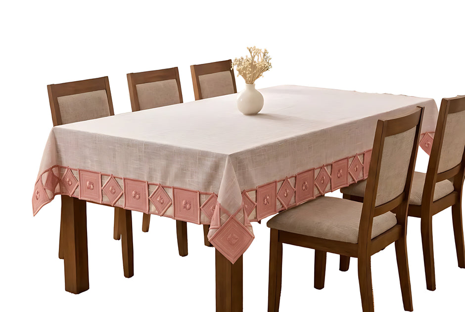 Rectangular Geometric Fabric Coffee Table Cloth / Ruchi