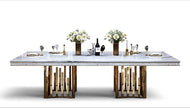 Rectangular Marble Dining Table Set / Ruchi