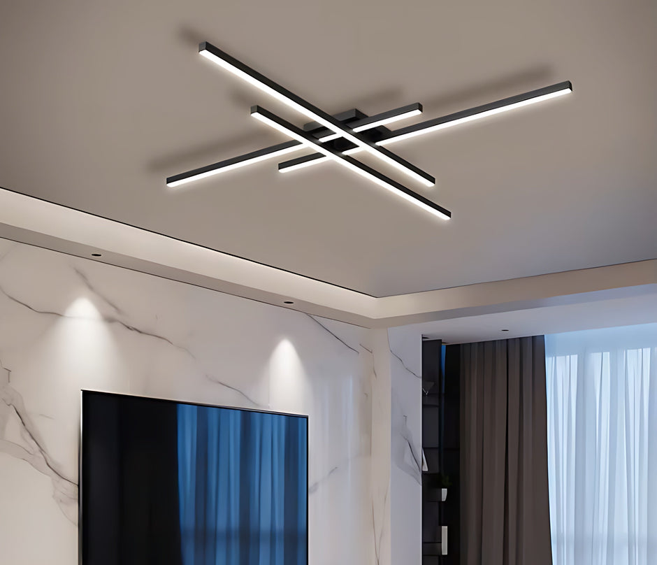 Remote Control Flush Mount LED Ceiling Light / Ruchi