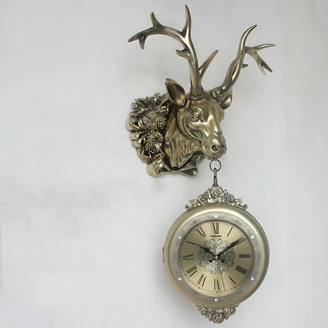 Retro Dual-Sided Swing Clock / Ruchi