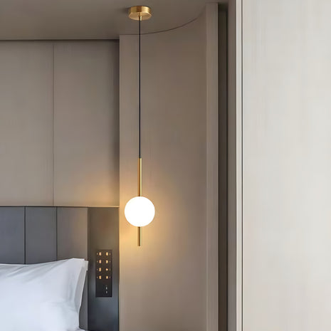 Round Glass Ball LED Pendant Light / Ruchi