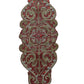 Red Stone Beaded Table Runner / Ruchi