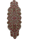 Red Stone Beaded Table Runner / Ruchi