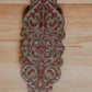 Red Stone Beaded Table Runner / Ruchi
