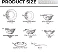 35 Pieces White Dinner Plates & Bowls Set / Ruchi