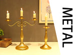 European Style Metal Candlestick Candle Holder / Ruchi