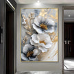 Floral Framed Canvas Wall Art / Ruchi