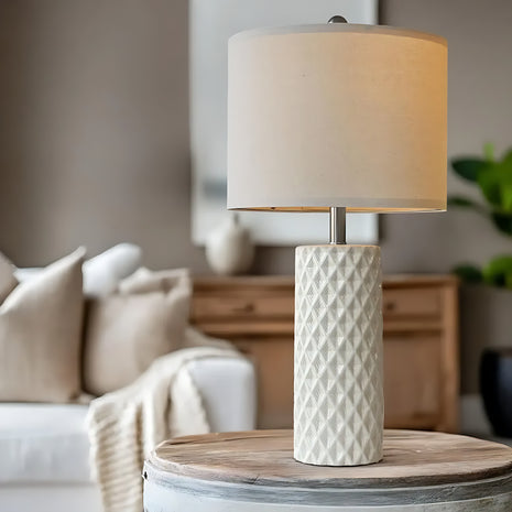 Modern Ceramic Table Lamp Set of 2 / Ruchi