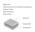 Contemporary Cashmere Anti-Slip Rug / Ruchi