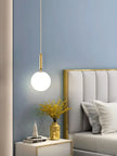 Round Glass Hanging Pendant Light / Ruchi