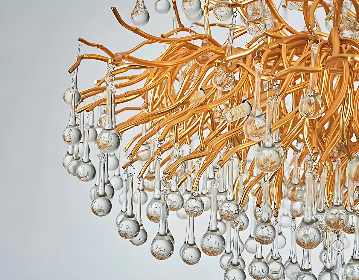 Modern Crystal LED Chandelier For Dining Room / Ruchi
