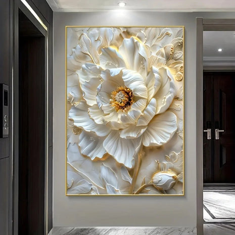 Modern Rose Canvas Painting / Ruchi