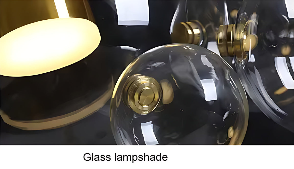 Clear Bubble LED Glass Pendant Lighting / Ruchi