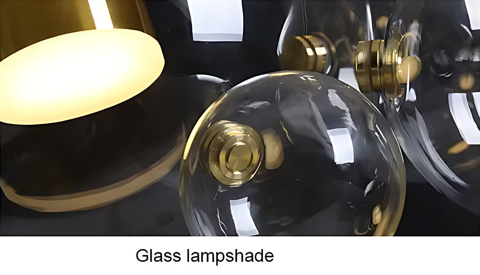 Clear Bubble LED Glass Pendant Lighting / Ruchi