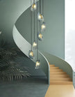 Modern LED Pendant Design Chandelier For Staircase / Ruchi