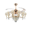 Remote Control LED Chandelier Fan For Living Room / Ruchi