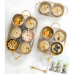 Ceramic Dry Fruit Bowl Set With Lid / Ruchi