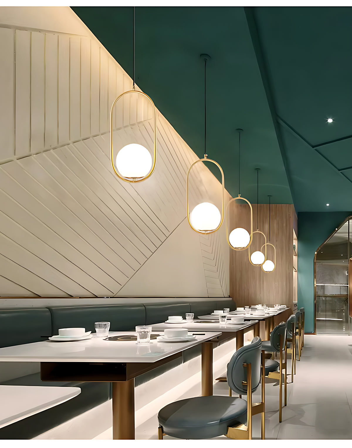 Glass Ball LED Pendant Light / Ruchi