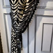 Polyester Tulle Window Curtain With Zebra Stripes / Ruchi