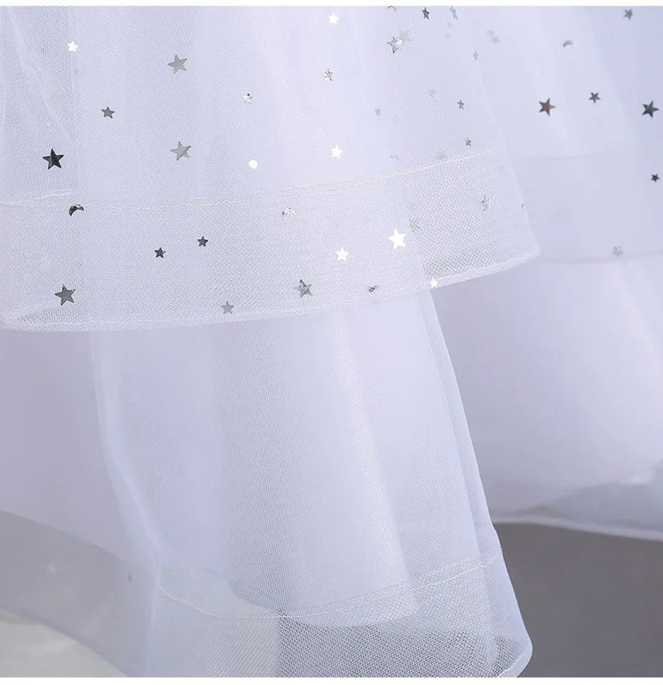 Sleeveless Cotton Flower Girl Dress For Wedding / Ruchi