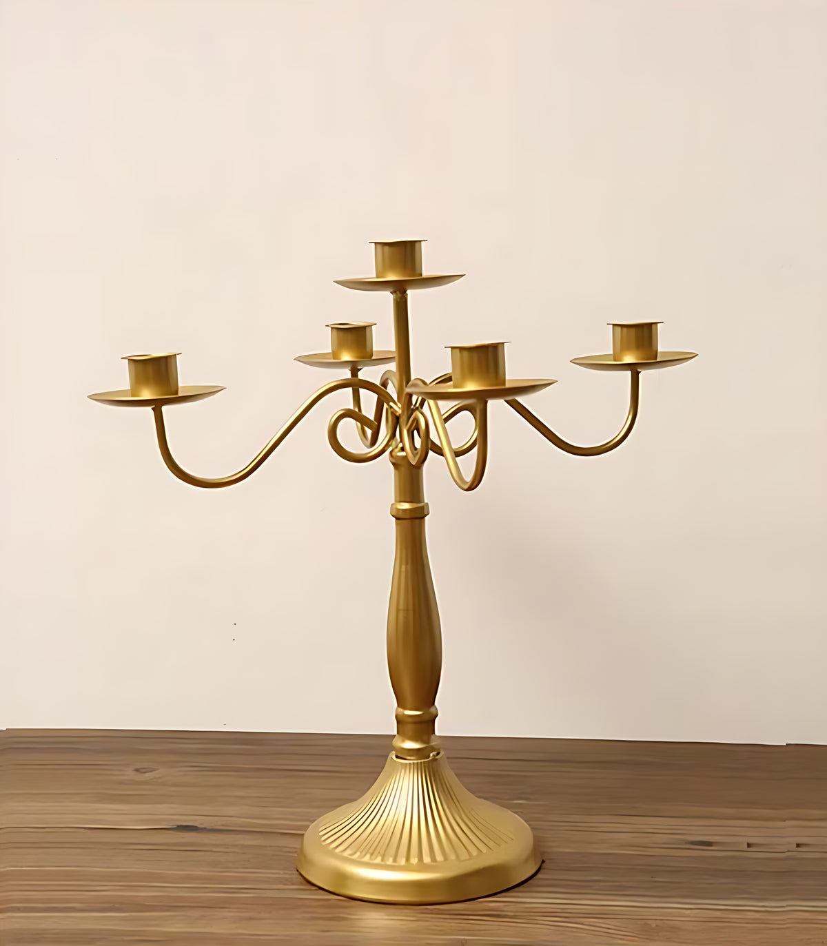 European Style Metal Candlestick Candle Holder / Ruchi