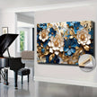 Floral Canvas Wall Art With Frame / Ruchi