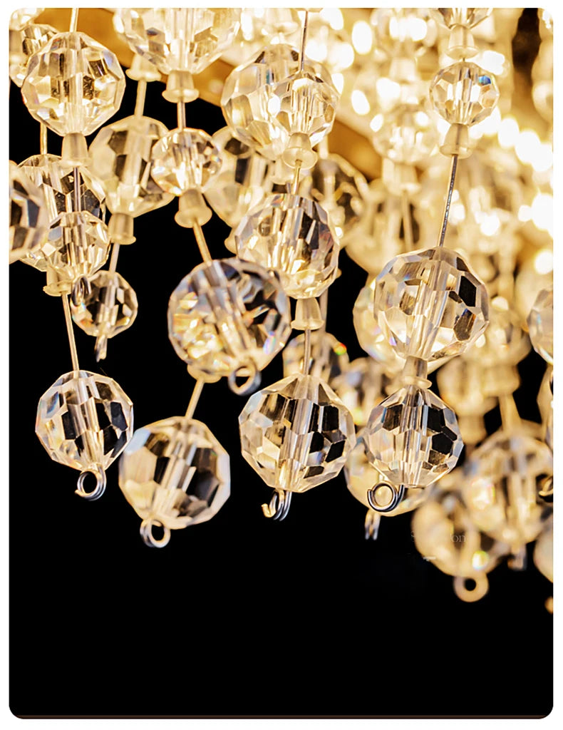 Modern Crystal Shiny Style LED Chandelier