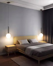 Round Glass Hanging Pendant Light / Ruchi